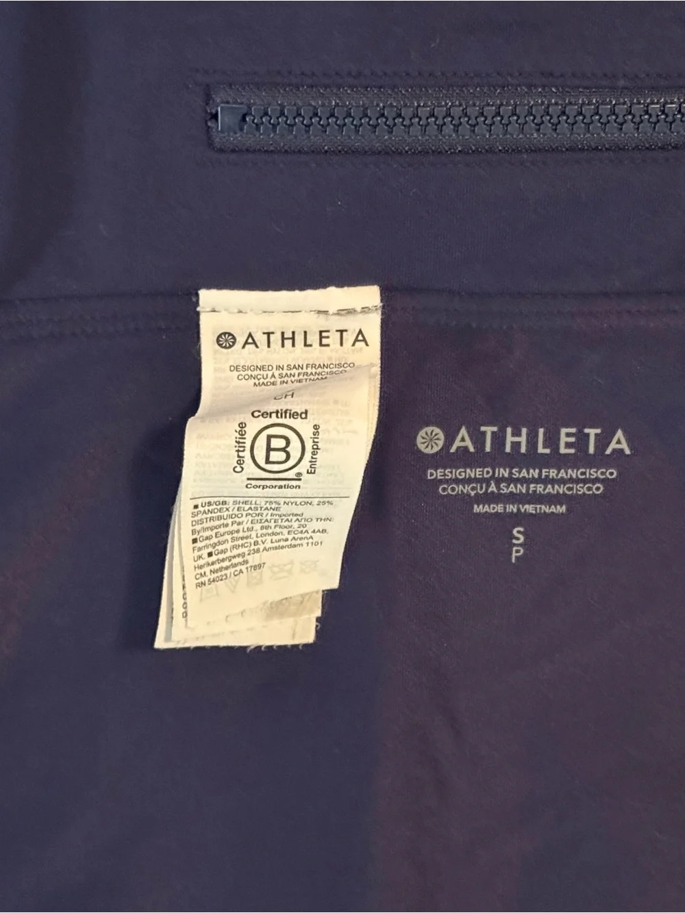 Athleta Navy Blue Mini Skort - Picture 6 of 6
